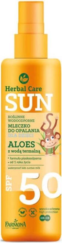 Priemonė įdegio priežiūrai Farmona Herbal Care Sun SPF50, 150 ml