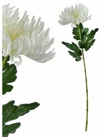Dirbtinė gėlė, chrizantema Mondex Viridis, balta sp./žalia sp., 72 cm x 17 cm