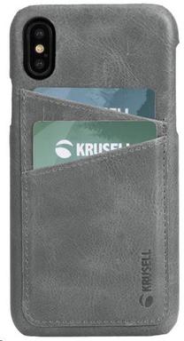 Чехол для телефона Krusell Apple iPhone X/XS, серый цв.