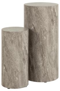 Pjedestalas Dice, pilka sp., 25 - 34 cm x 34 cm x 50 - 70 cm, 2 vnt.
