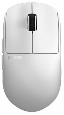 Belaidė žaidimų pelė Pulsar X2-V2, bluetooth / usb, balta sp.