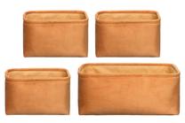 Korvide komplekt, esemete hoidmiseks 4Living Leona 648298, oranž v., 37 x 35