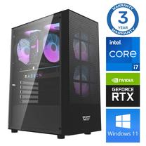 Stacionārs dators Intop RM76371 Intel Core i7-14700F, DDR5 32 GB, SSD+HDD 500 GB 4 TB, Nvidia GeForce RTX5060Ti 8 GB GDDR7, Windows 11 Pro