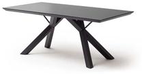 Valgomojo stalas MC Akcent Everett, antracito sp., 180 cm x 95 cm x 75 cm