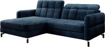 Kampinė sofa Lorelle Monolith 77, tamsiai mėlyna sp., kairinė, 160 x 225 cm x 105 cm