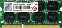 Operatyvioji atmintis (RAM) Transcend TS512MSK64W3N, DDR3 (SO-DIMM), 4 GB, 1333 MHz