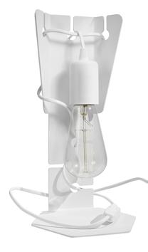 Galda stāvlampas Sollux Arby 5903282798793, E27, 60W, balta krās./balta krās.