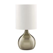 Настольные лампы Searchlight Touch EU3923AB, E14, 40Вт, белый цв./золотой цв.