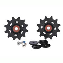 Galiniai pavarų perjungiklio ritinėliai SRAM Force eTap AXS, metalas, juoda sp., 2 vnt.