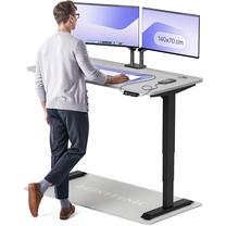 Datorgalds regulējams augstums Desktronic HomePro, 140 cm x 70 cm, 61 - 125.5 cm, melns krās./pelēka krās.