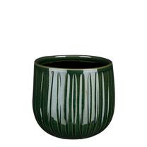 Gėlių vazonas Mica Pablo 1138282, keramika, Ø 18 cm, žalia sp.