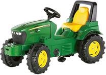 Traktors ar pedāļiem Rolly Toys John Deer 7930, dzeltena krās./zaļa krās.