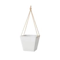 Karināmais puķu pods Green Ship D-11UF20, spw, 20 cm x 20 cm, Ø 20 cm, balta krās.