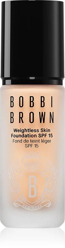 Šķidrā grima bāze Bobbi Brown Weightless Skin SPF 15, SPF 15, natural krās., 13 ml