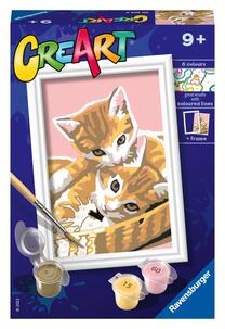 Glezna pēc numuriem Ravensburger Cute Kitties, daudzkrāsaina