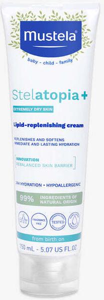 Kūno kremas Mustela Stelatopia+ Lipid-Replenishing, 150 ml