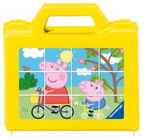 Dėlionė Ravensburger Cube Peppa Pig, 12 cm x 16 cm, 12 vnt., įvairių spalvų