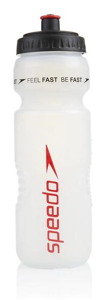 Ūdens pudele Speedo, balta krās./sarkana krās., polipropilēns (pp)/termoplastiskā gumija (tpe), 0.8 l