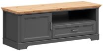 ТВ стол Jasmin, антрацитовый цв./дубовый цв., 143 см x 51 см x 54 см