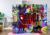Širma Artgeist Chili Out Paravent659, įvairių spalvų, 225 cm x 172 cm