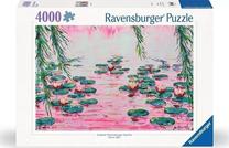 Dėlionė Ravensburger Pink Water Lillies, 92 cm x 138 cm, 4000 vnt., įvairių spalvų