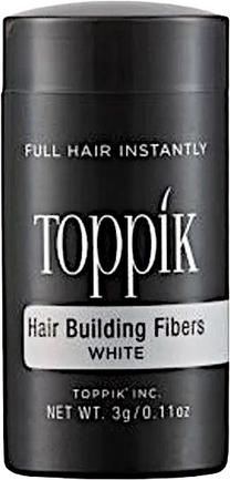 Пудра для волос Toppik Hair Building Fibers White, 3 мл