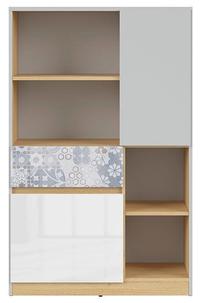 Pastatoma lentyna Nandu, ąžuolo sp., 126 cm x 39 cm x 79.5 cm