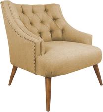 Krėslas Hanah Home Lamont Milky Brown, ruda sp., 85 cm x 73 cm x 80 cm