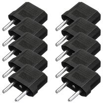 Adapteris UPH Travel adapter US to EU 10 pcs Euro plug, US Socket, melna krās.