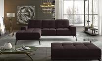Комплект мебели Torrense & Pouf Left Mat Velvet 29, комнатные, темно-коричневый цв.