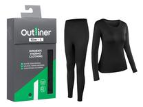 Termoapakšveļa Outliner Merino BU214, melna krās., L