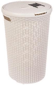 Veļas kaste Curver, 48 l, bēša krās., 39.8 cm x 39.8 cm x 60.9 cm