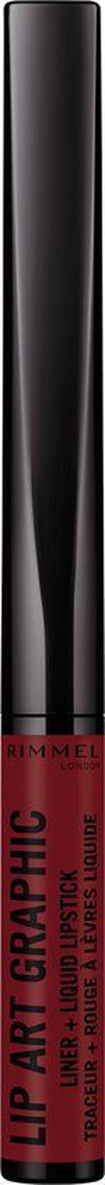 Lūpų blizgis Rimmel London Lip Art Graphic, 1.8 ml, 810 be free