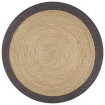 Paklājs VLX Handmade Jute 133677, gaiši brūna krās./tumši pelēka krās., 90 cm x 90 cm