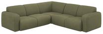 Kampinė sofa Micadoni Molino Chenille Rebel, šviesiai žalia sp., 252 x 252 cm x 75 cm