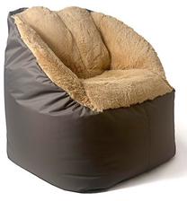 Sėdmaišis Go Gift Fluffy XXL, ruda sp.