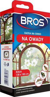 Tinklelis nuo vabzdžių Bros Window Net, juoda sp., 150 cm x 130 cm