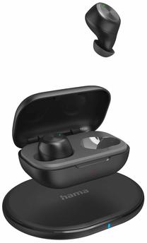 Belaidės ausinės Hama Passion Chop 00184090, juoda sp.
