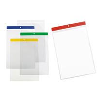 Įmautė Eduplay, 33.4 cm x 22.2 cm, A4, 5 vnt., dokumentams Skaidri sp./Balta sp./Raudona sp.