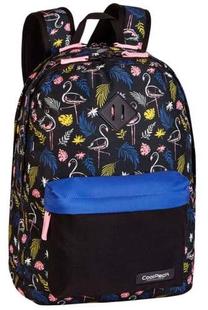 Mokyklinė kuprinė CoolPack Scout Aruba Night, geltona sp./juoda sp./rožinė sp., 45.5 cm x 32.5 cm x 18 cm