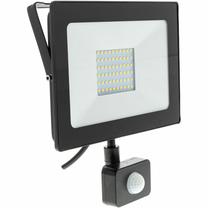 Prožektor liikumisanduriga, lakke või seina Retlux RSL 248 LED, 50 W, 4000 lm, 4000 °K, IP65, must v.