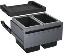 Atliekų rūšiavimo sistema Franke FX 60 26-26, 2 × 26 l l, pilka sp.