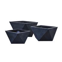 Gėlių vazonas Domoletti LT24405-A, keramika/molis, Ø 30 cm, antracito sp.