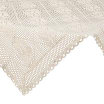 Staltiesė kvadratinė Rosaly, smėlio, 85 x 85 cm