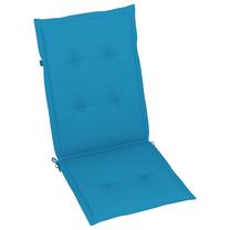Kėdžių pagalvėlė VLX Garden Chair Cushions 43183, mėlyna sp., 120 cm x 50 cm, 2 vnt.