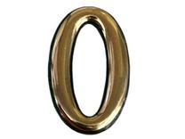 Uksenumber Okko N1011, 5 cm, plastik, messingi v.