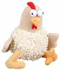 Žaislas šuniui, pliušinis Karlie Flamingo Plush Chicken, 20 cm, raudona sp./smėlio sp.