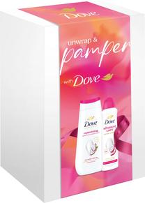 Kūno prausimosi rinkinys Dove Unwrap & Pamper, 2 vnt.