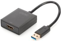 Adapteris Assmann Digitus USB 3.0 USB 3.0, HDMI, pelēka krās.