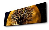 Dekoracija Wallity Canvas Painting, 30 cm, 90 cm, juoda sp./geltona sp.